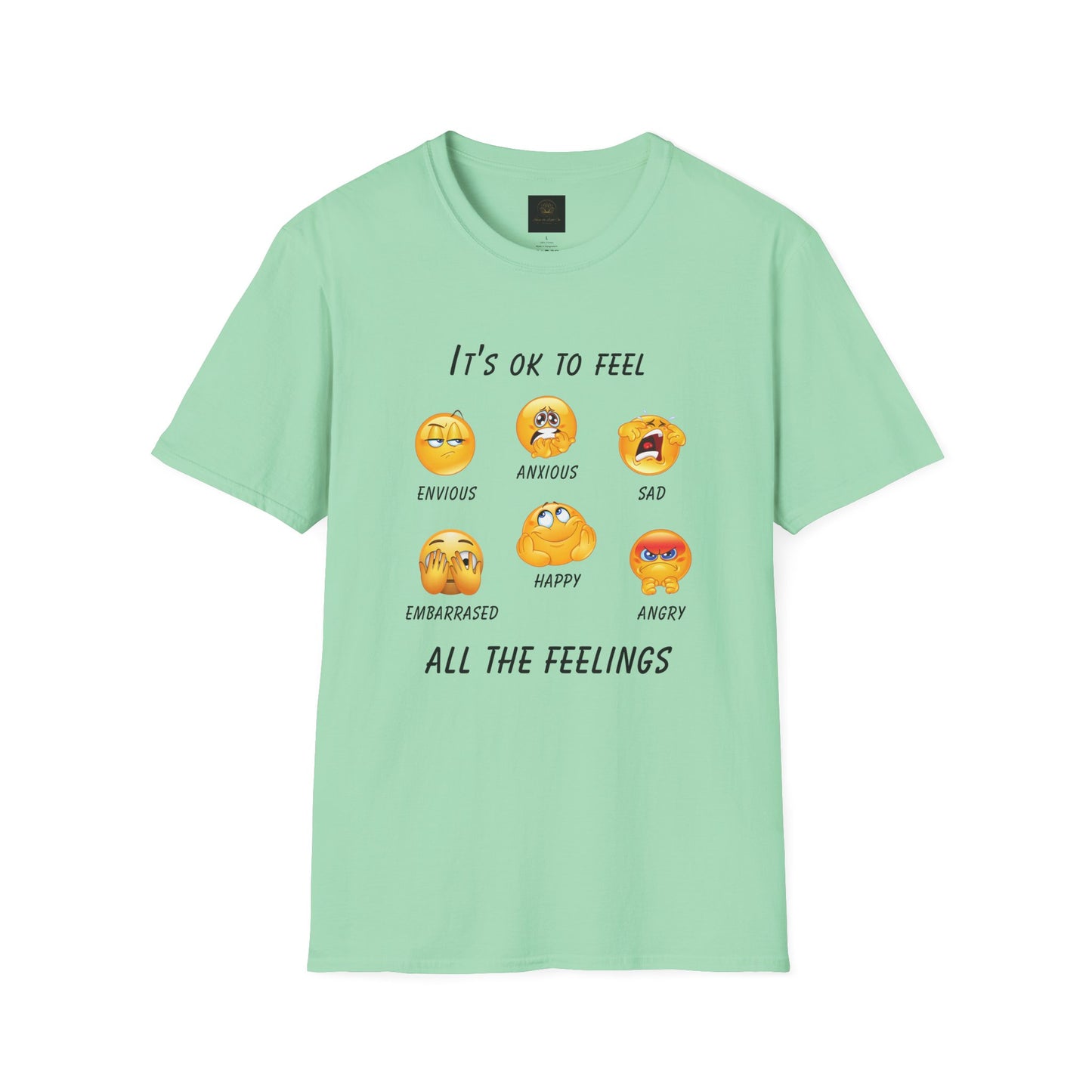 Emotional Awareness T-Shirt, Feelings Tee, Unisex Graphic Tee, Comfortable Everyday Wear, Gift for Friends and Family