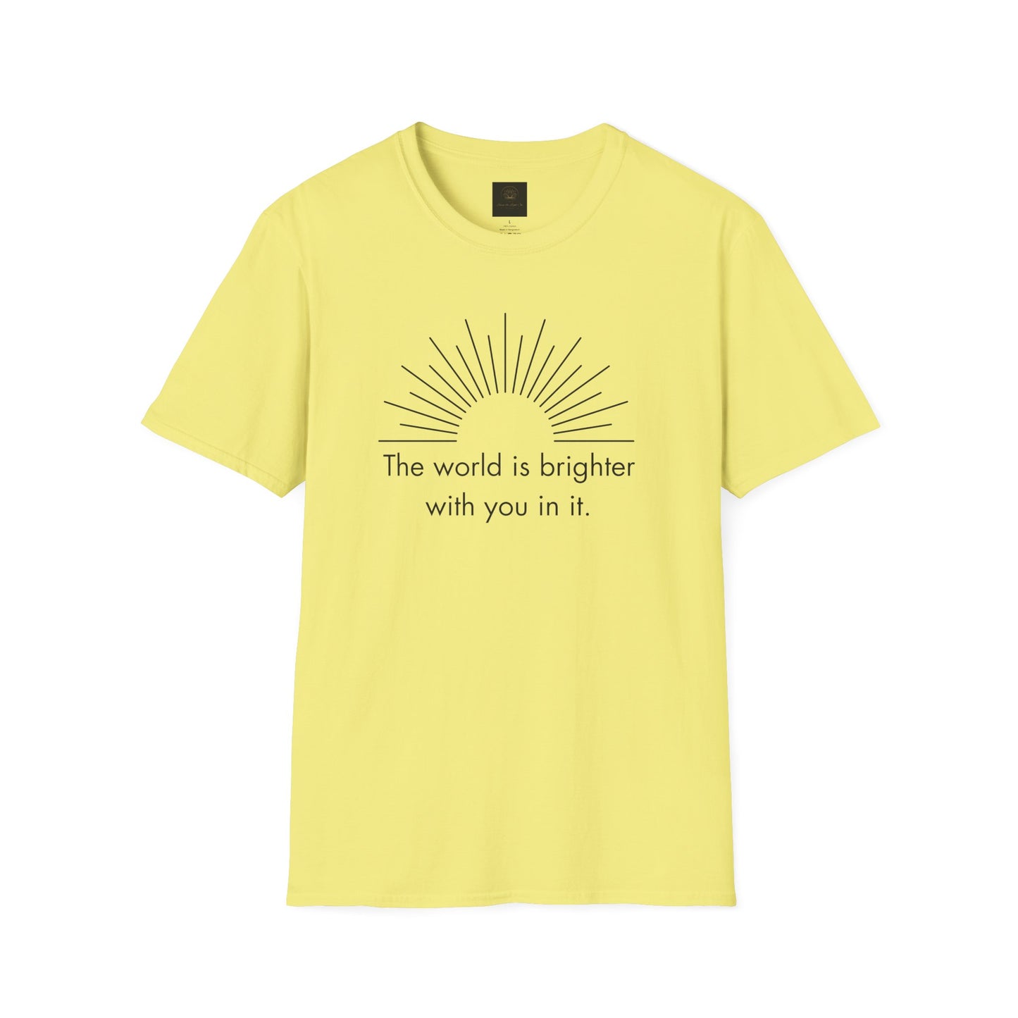 Sunshine Affirmation Unisex T-Shirt, Motivational Tee, Gift for Her, Feel Good Apparel, Inspirational Clothing