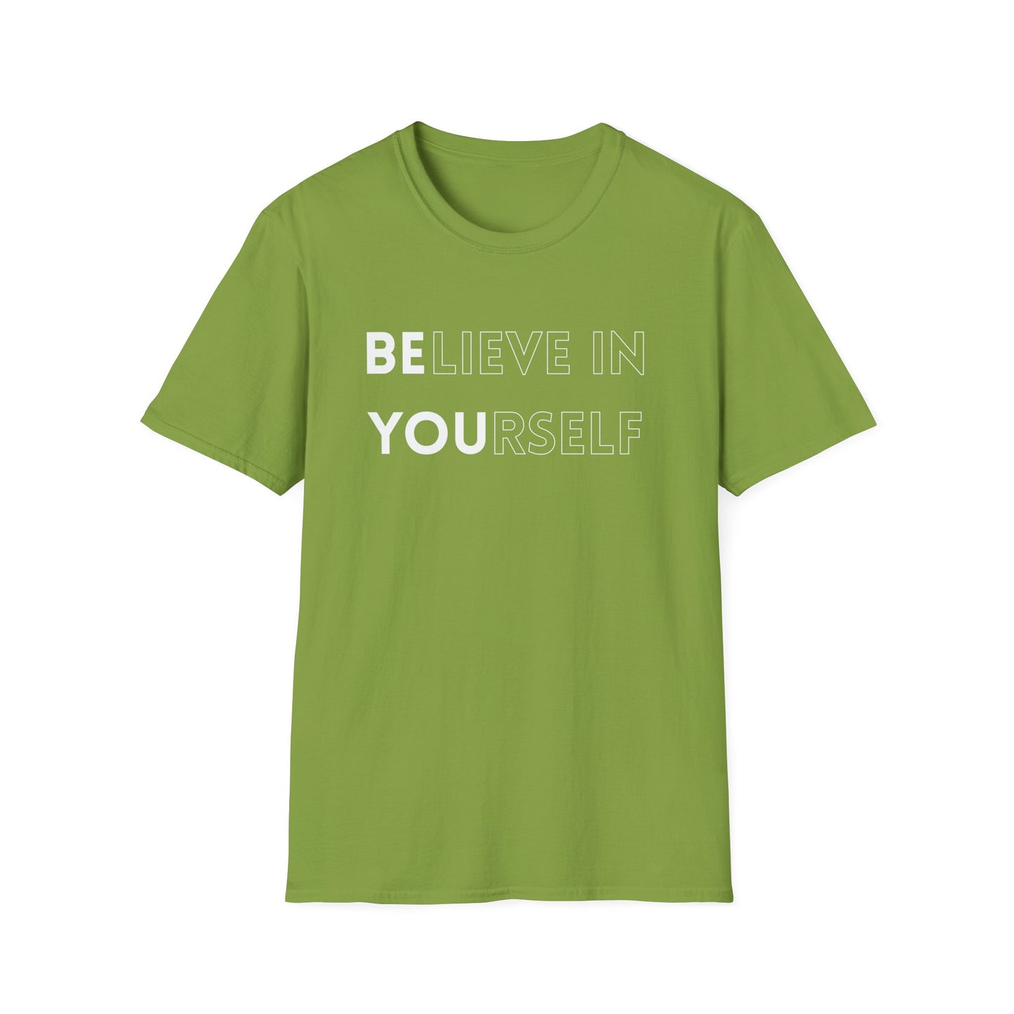 Inspirational Unisex T-Shirt, Motivational Tee, Believe in Yourself, Gift for Friends, Positive Vibes, Casual Wear, Everyday Apparel