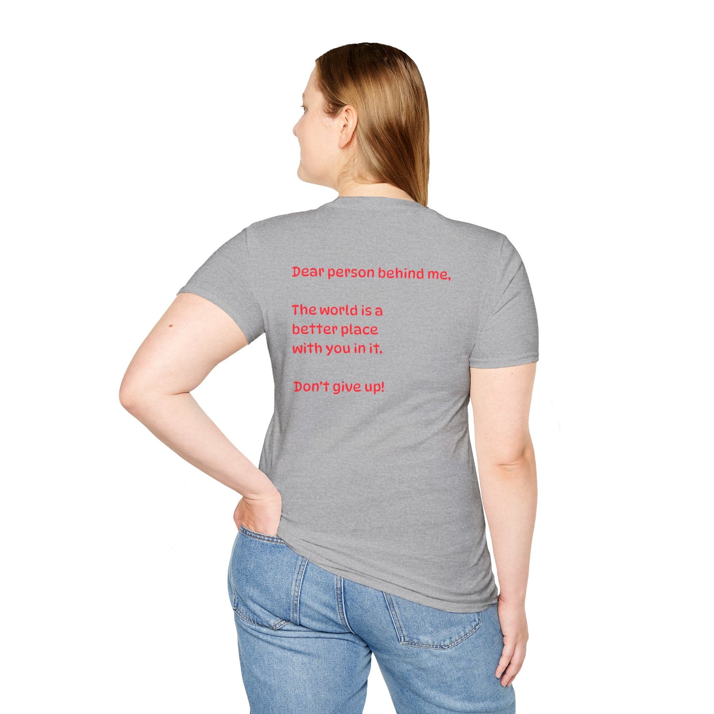 Inspirational Butterfly T-Shirt, Unisex Softstyle Tee, Motivational Shirt, Gift for Friends, Positive Vibes Apparel