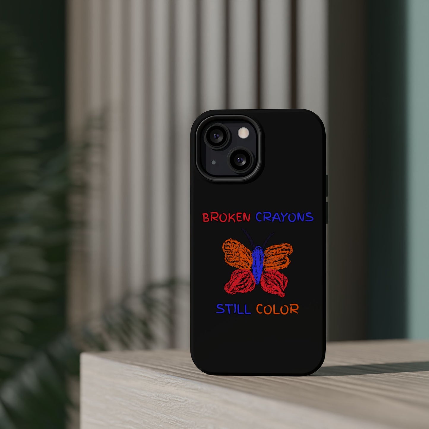 Inspirational Magnetic Tough Cases, Butterfly Phone Case, Motivational Phone Cover, Unique Gift for Her, Colorful Phone Accessories