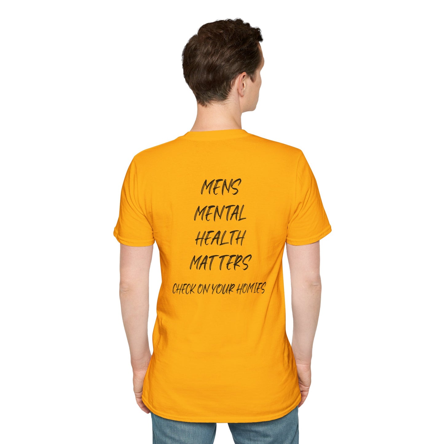 Men's Mental Health Awareness T-Shirt, Unisex Tee, Casual Wear, Gift for Friends, Self-Care Reminder, Everyday Comfort