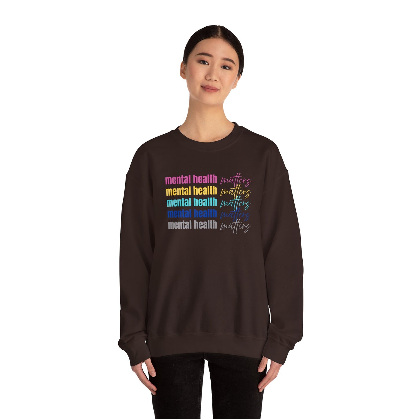 Mental Health Awareness Sweatshirt - Unisex Crewneck, Cozy Gift for Friends, Self-Care, Mental Wellness, Everyday Comfort