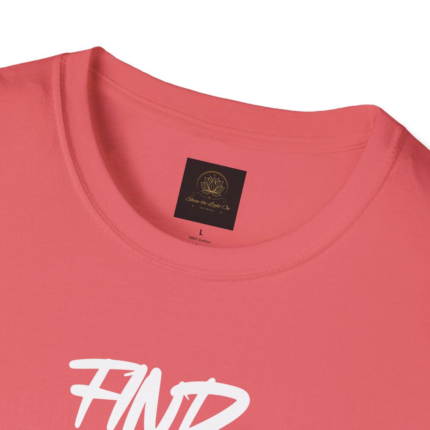 Find Peace in the Pain Unisex Softstyle T-Shirt - Empowering Tee for Mindfulness, Stress Relief, Self-Care, Gift for Friends, [...]