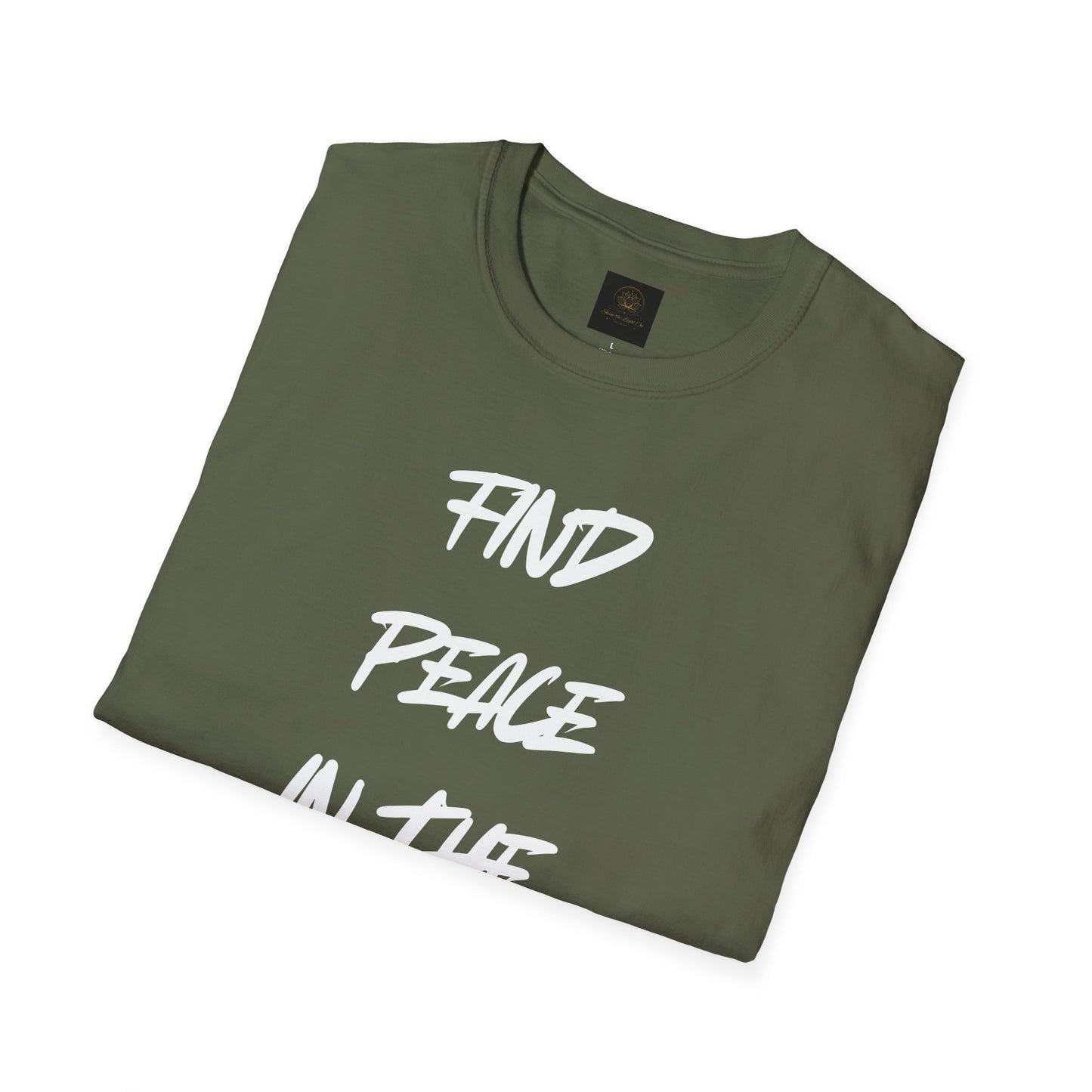 Find Peace in the Pain Unisex Softstyle T-Shirt - Empowering Tee for Mindfulness, Stress Relief, Self-Care, Gift for Friends, [...]