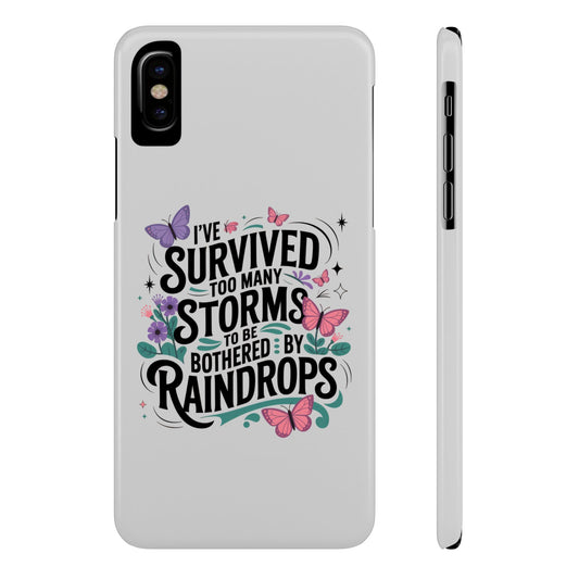 Inspirational Slim Phone Cases, Motivational Phone Cover, Butterfly Phone Case, Perfect Gift for Nature Lovers, Uplifting Phone Accessory