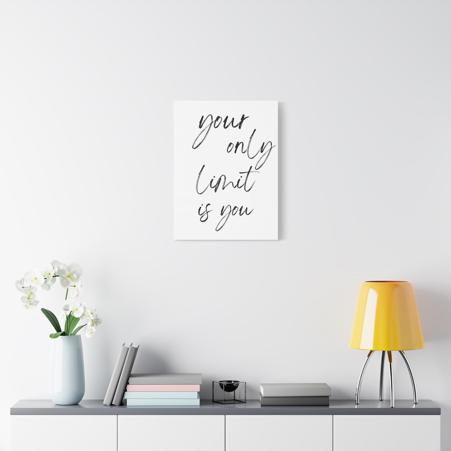 Inspirational Wall Art Canvas Print, Home Decor, Motivational Quote, Gift for Friends, Office Wall Art, Modern Decor