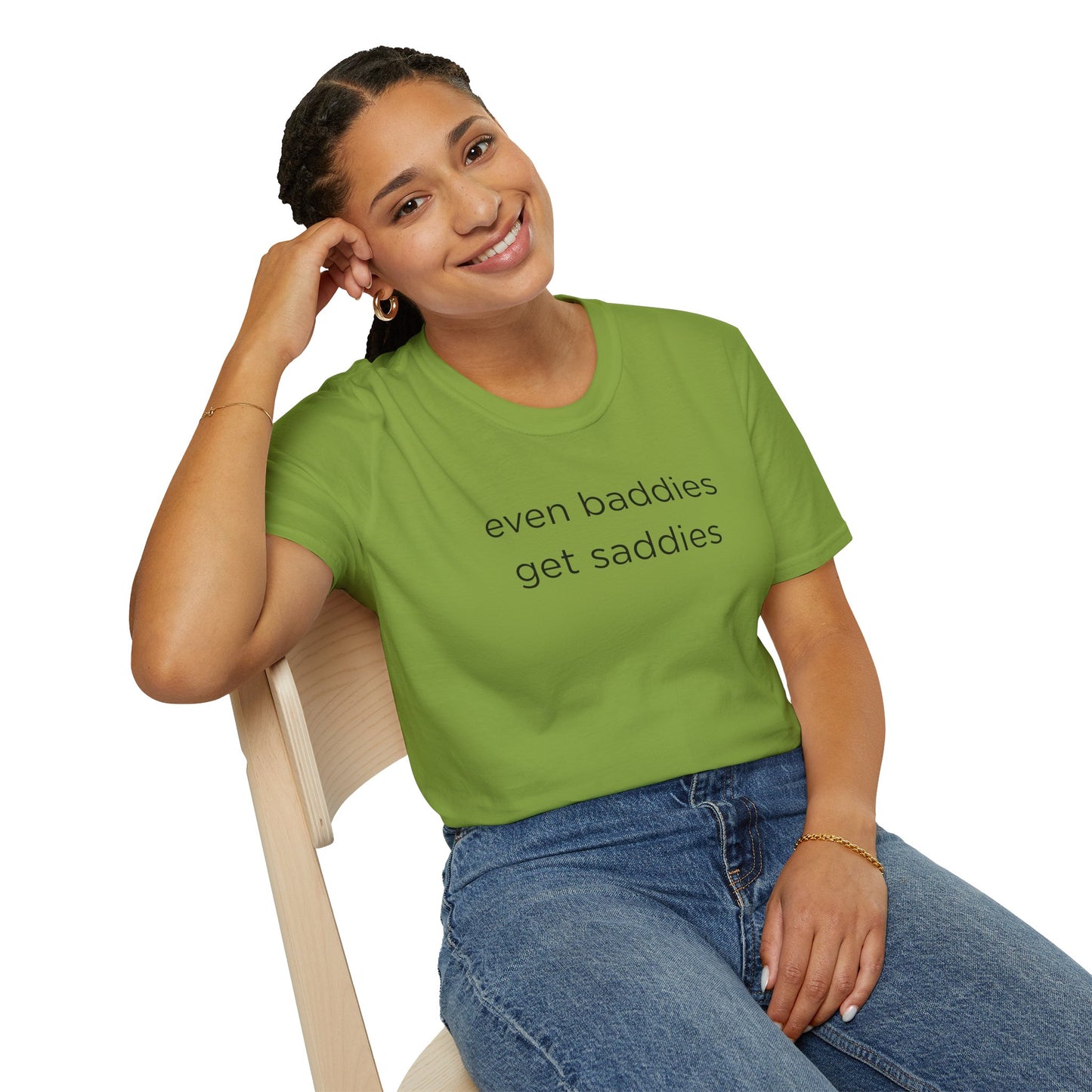 Unisex Softstyle T-Shirt: Fun and Quirky Tee for Baddies, Casual Wear, Birthday Gift, Trendy Fashion, Unique Gift Idea, Everyday Comfort