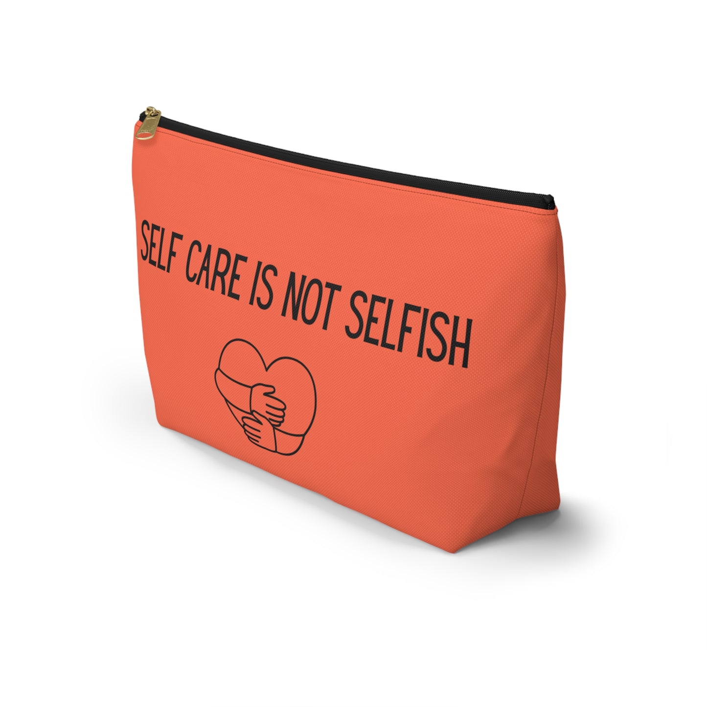 Self-Care Accessory Pouch | Motivational Makeup Bag | Gift for Mindfulness Lovers, Travel Organizer, Self-Love Essentials, Cute Storage