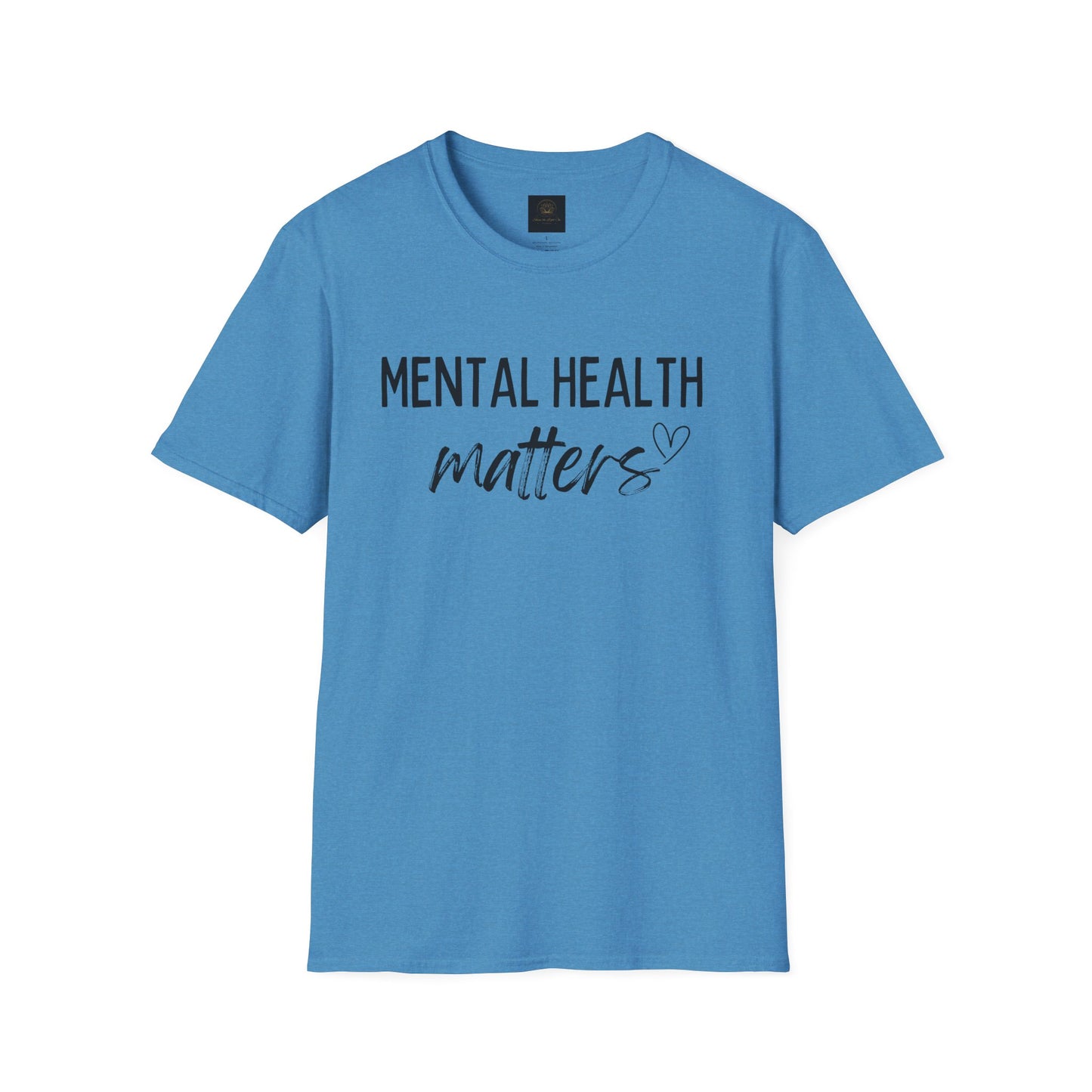 Mental Health Matters Unisex Softstyle T-Shirt, Inspirational Tee, Self-Care Gift, Awareness Apparel, Casual Wear