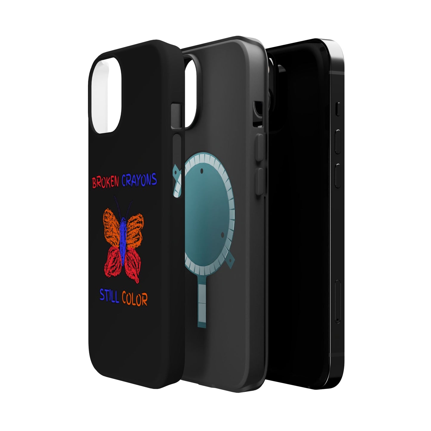 Inspirational Magnetic Tough Cases, Butterfly Phone Case, Motivational Phone Cover, Unique Gift for Her, Colorful Phone Accessories
