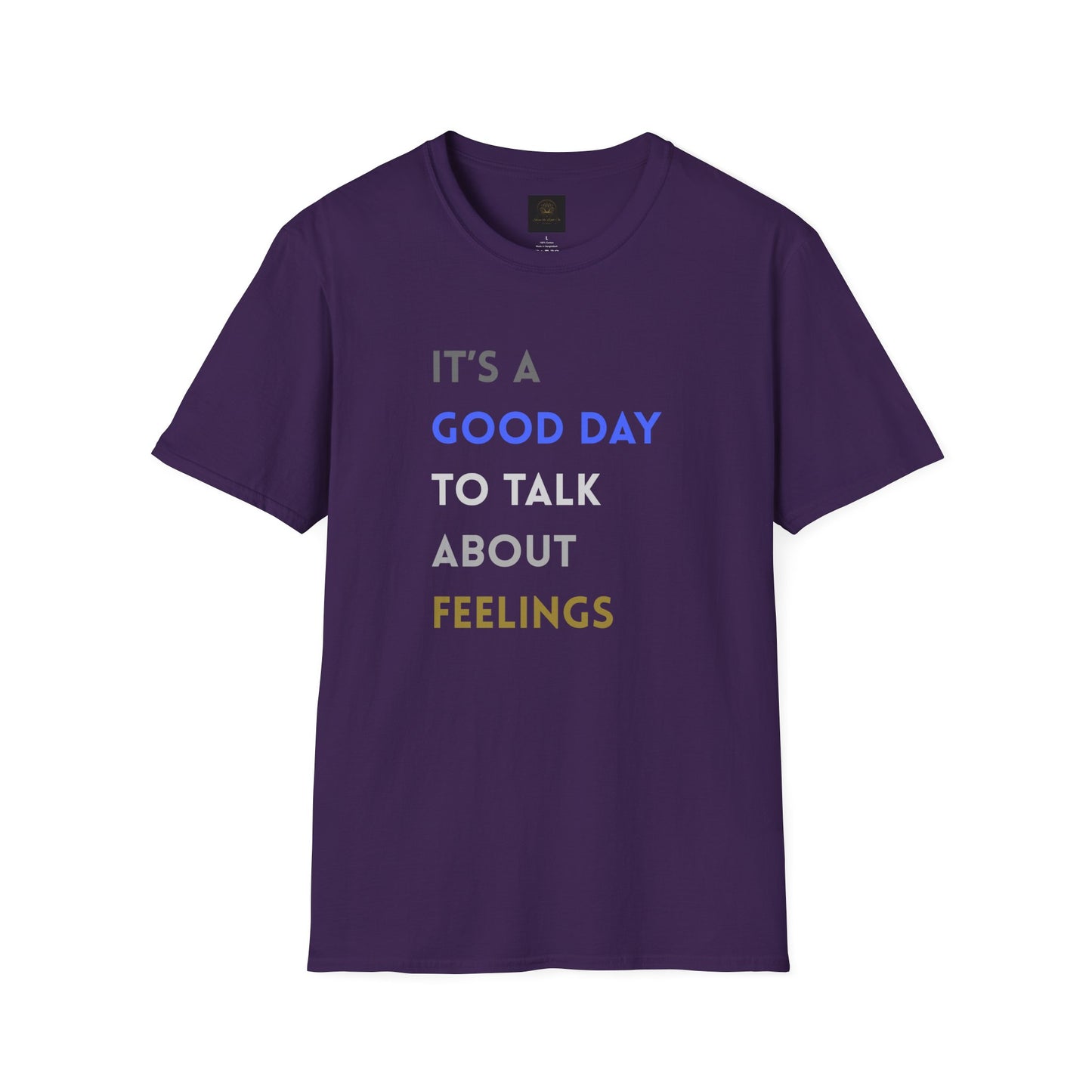 Feelings T-Shirt: Positive Vibes Apparel, Gift for Friends, Mental Health Awareness, Unisex Casual Wear, Supportive Fashion