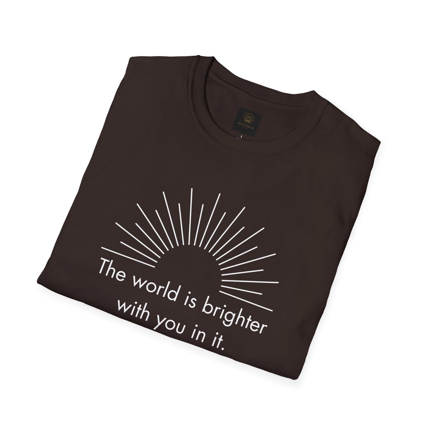 Inspirational Sun Graphic T-Shirt, Positive Quote Tee, Everyday Casual Wear, Gift for Friends, Unisex Apparel