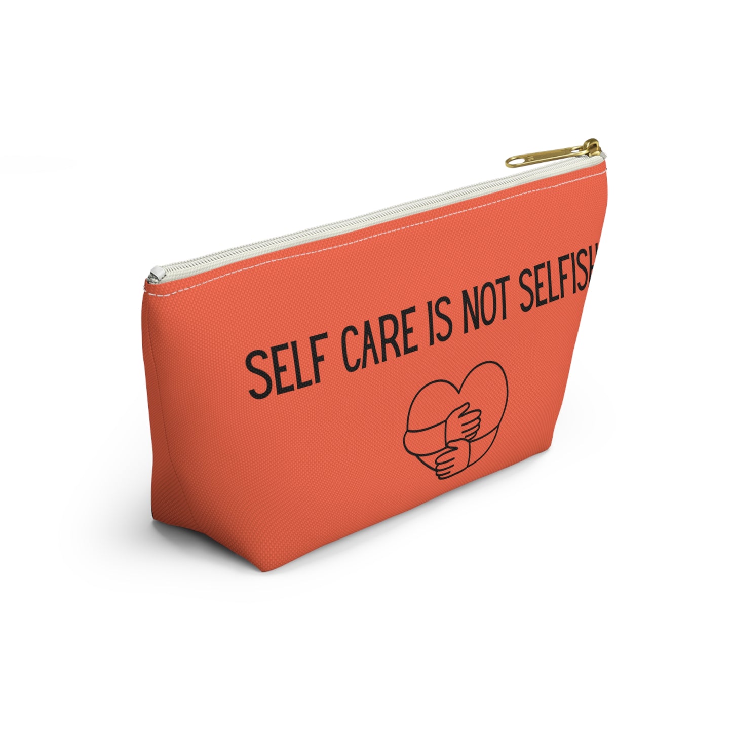 Self-Care Accessory Pouch | Motivational Makeup Bag | Gift for Mindfulness Lovers, Travel Organizer, Self-Love Essentials, Cute Storage