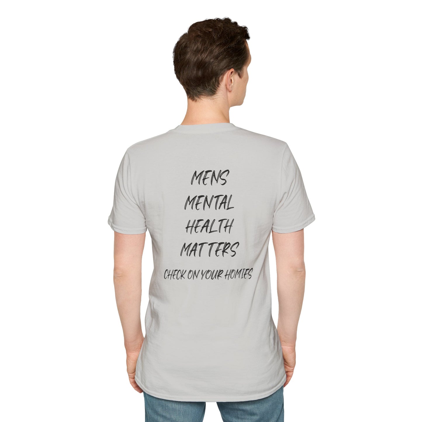 Men's Mental Health Awareness T-Shirt, Unisex Tee, Casual Wear, Gift for Friends, Self-Care Reminder, Everyday Comfort