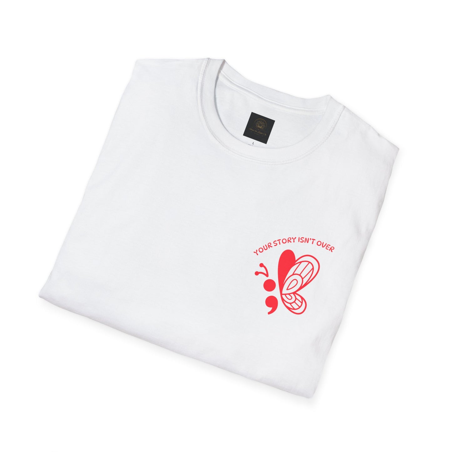 Inspirational Butterfly T-Shirt, Unisex Softstyle Tee, Motivational Shirt, Gift for Friends, Positive Vibes Apparel
