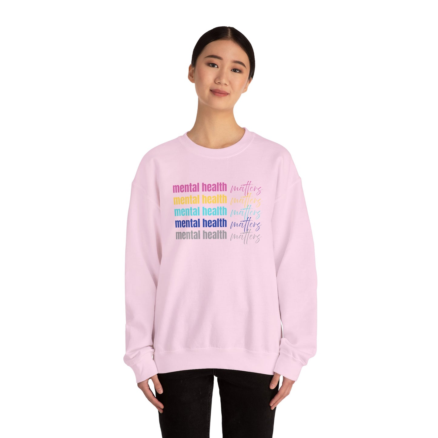 Mental Health Awareness Sweatshirt - Unisex Crewneck, Cozy Gift for Friends, Self-Care, Mental Wellness, Everyday Comfort