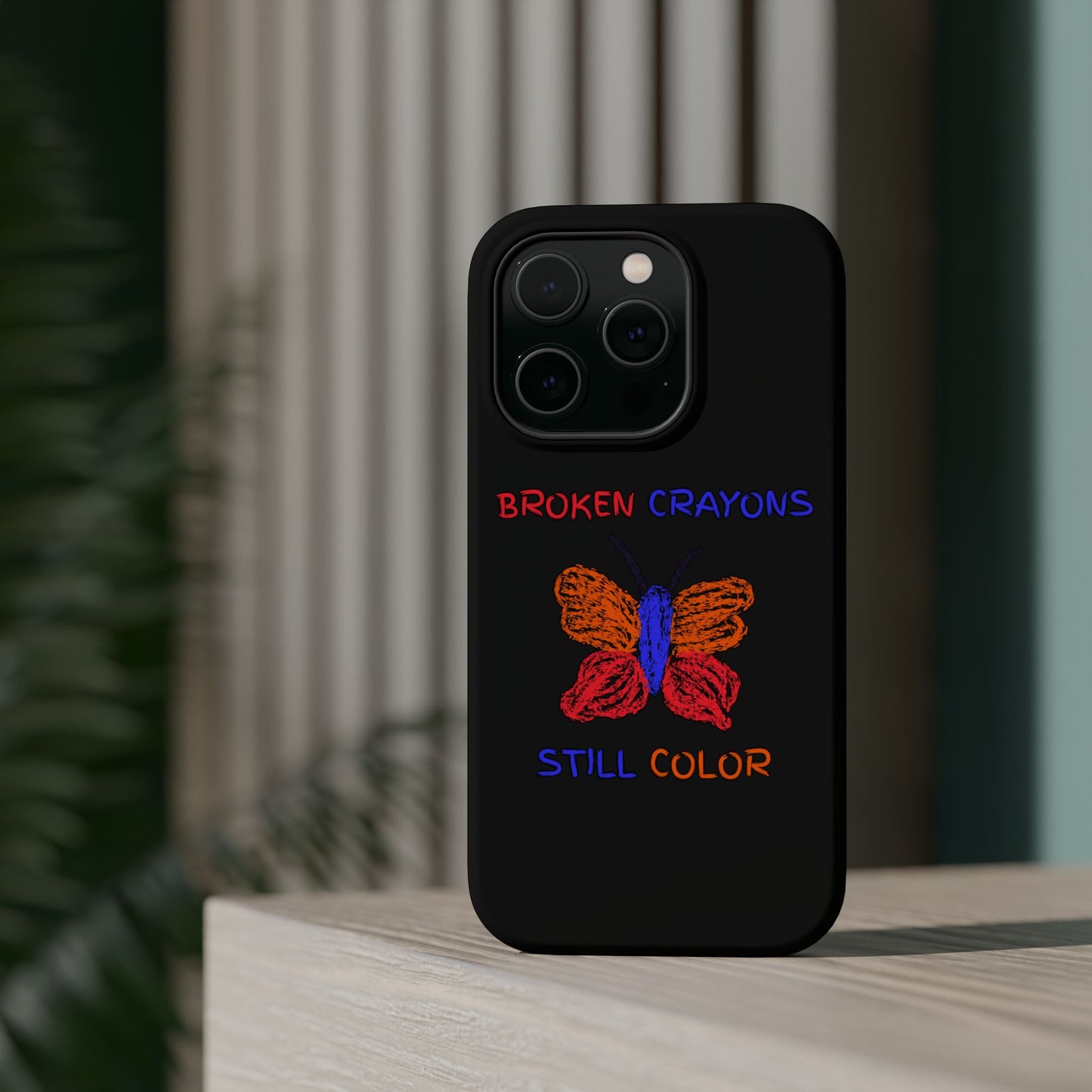 Inspirational Magnetic Tough Cases, Butterfly Phone Case, Motivational Phone Cover, Unique Gift for Her, Colorful Phone Accessories
