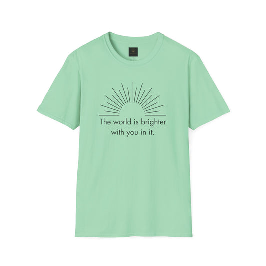 Sunshine Affirmation Unisex T-Shirt, Motivational Tee, Gift for Her, Feel Good Apparel, Inspirational Clothing