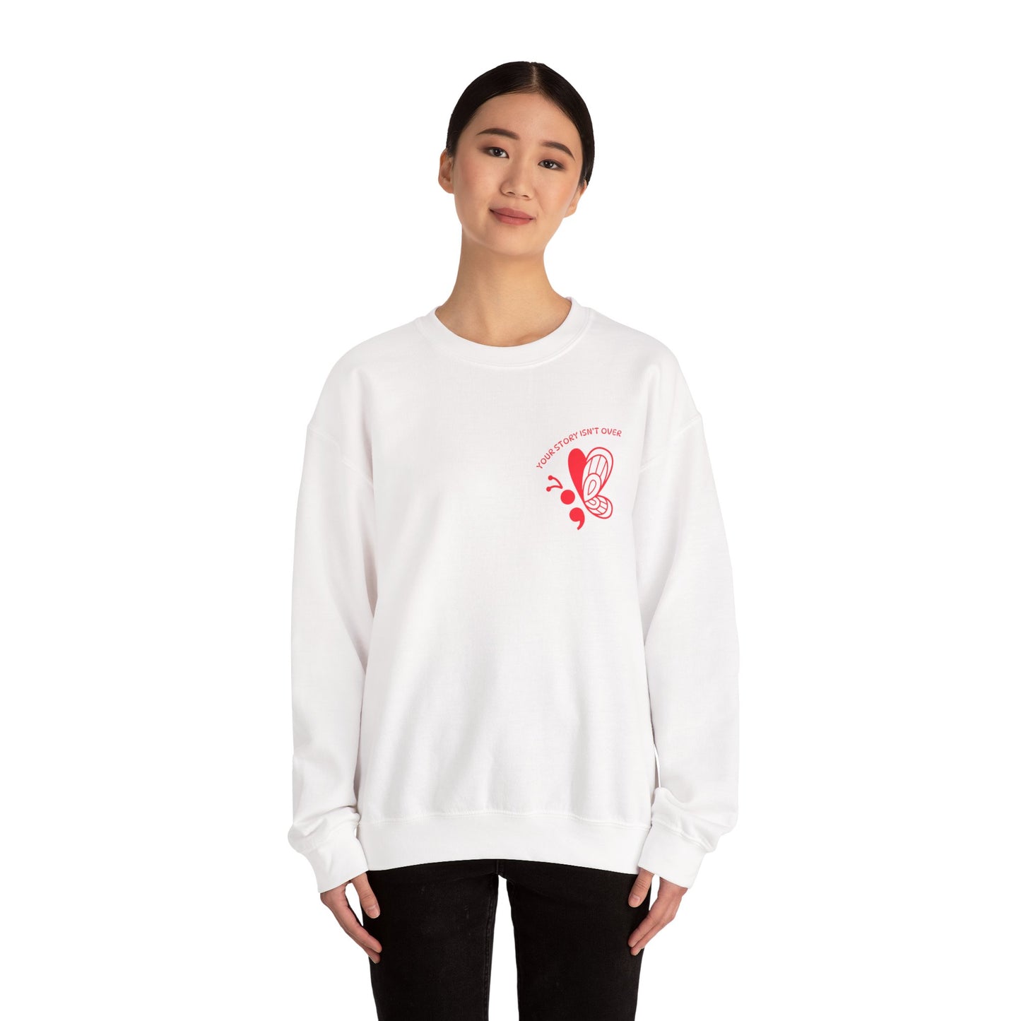 Inspirational Crewneck Sweatshirt with Butterfly Design, Motivational Gift for Friends, Cozy Unisex Sweater for All Occasions, Perfect [...]