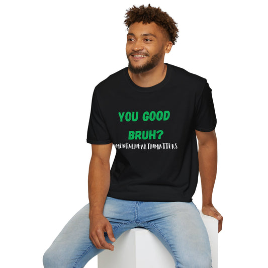 Mental Health Matters T-Shirt, Unisex Softstyle Tee, Casual Wear, Self-Care Apparel, Gift for Friends, Awareness Shirt
