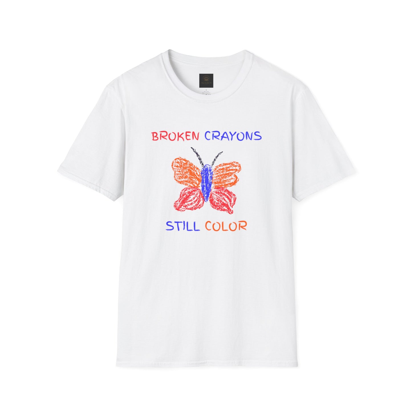 Butterfly Inspirational T-Shirt, Broken Crayons Still Color Tee, Motivational Gift, Positive Vibes Apparel, Unisex Graphic Shirt, [...]