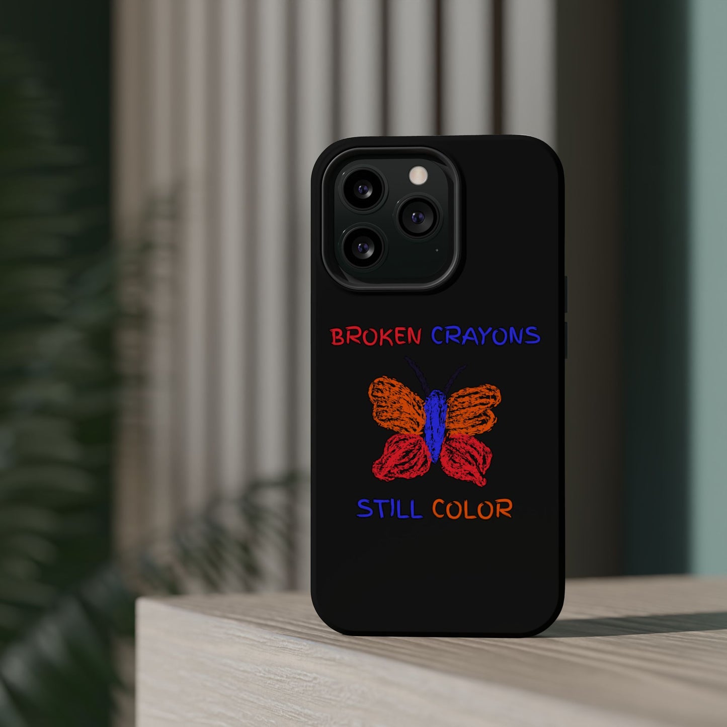 Inspirational Magnetic Tough Cases, Butterfly Phone Case, Motivational Phone Cover, Unique Gift for Her, Colorful Phone Accessories