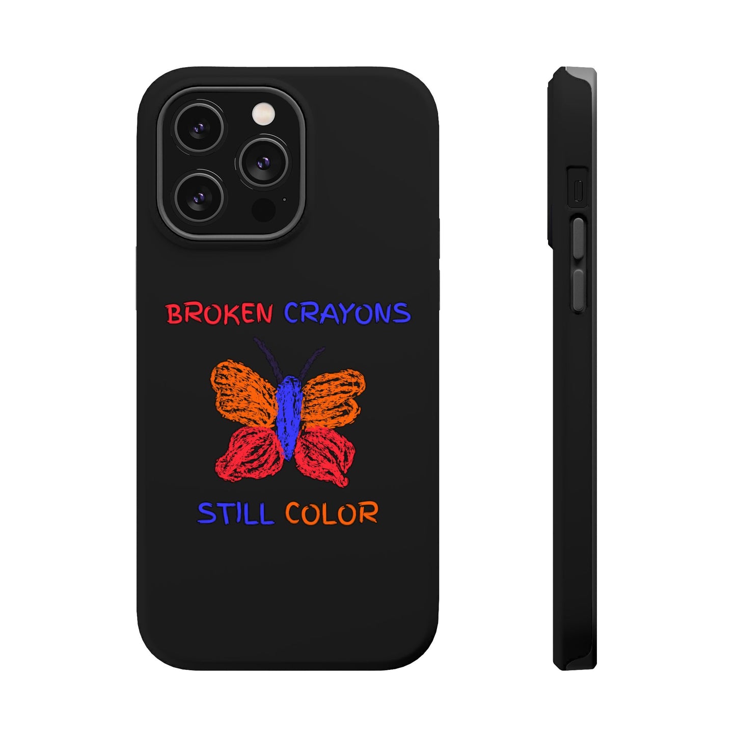 Inspirational Magnetic Tough Cases, Butterfly Phone Case, Motivational Phone Cover, Unique Gift for Her, Colorful Phone Accessories