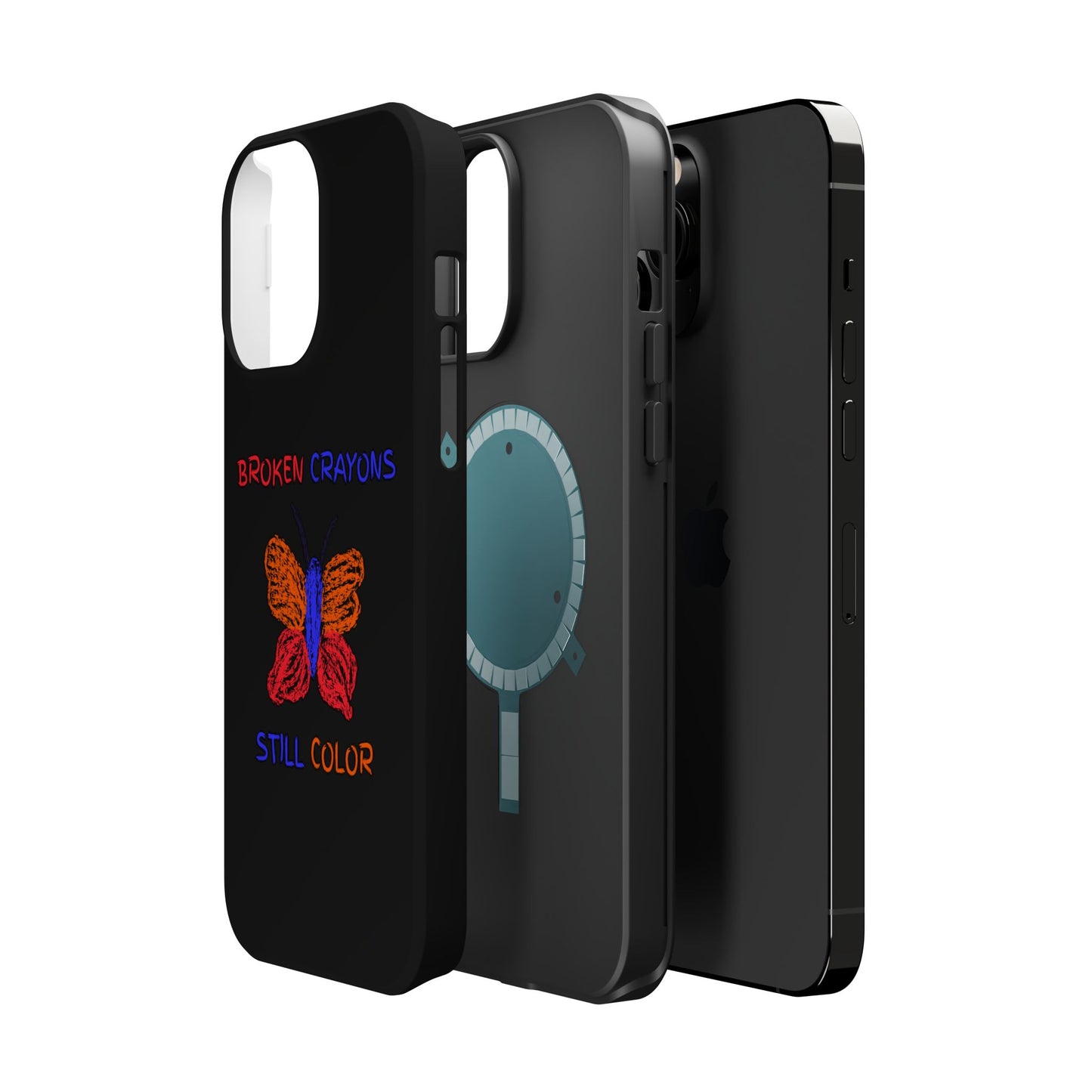 Inspirational Magnetic Tough Cases, Butterfly Phone Case, Motivational Phone Cover, Unique Gift for Her, Colorful Phone Accessories