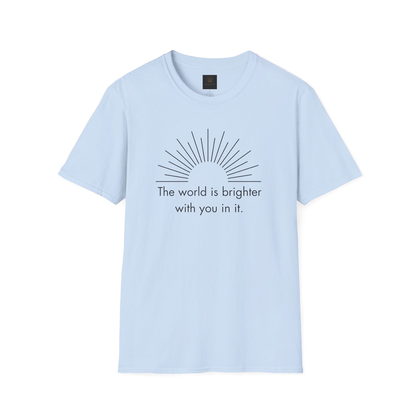 Sunshine Affirmation Unisex T-Shirt, Motivational Tee, Gift for Her, Feel Good Apparel, Inspirational Clothing