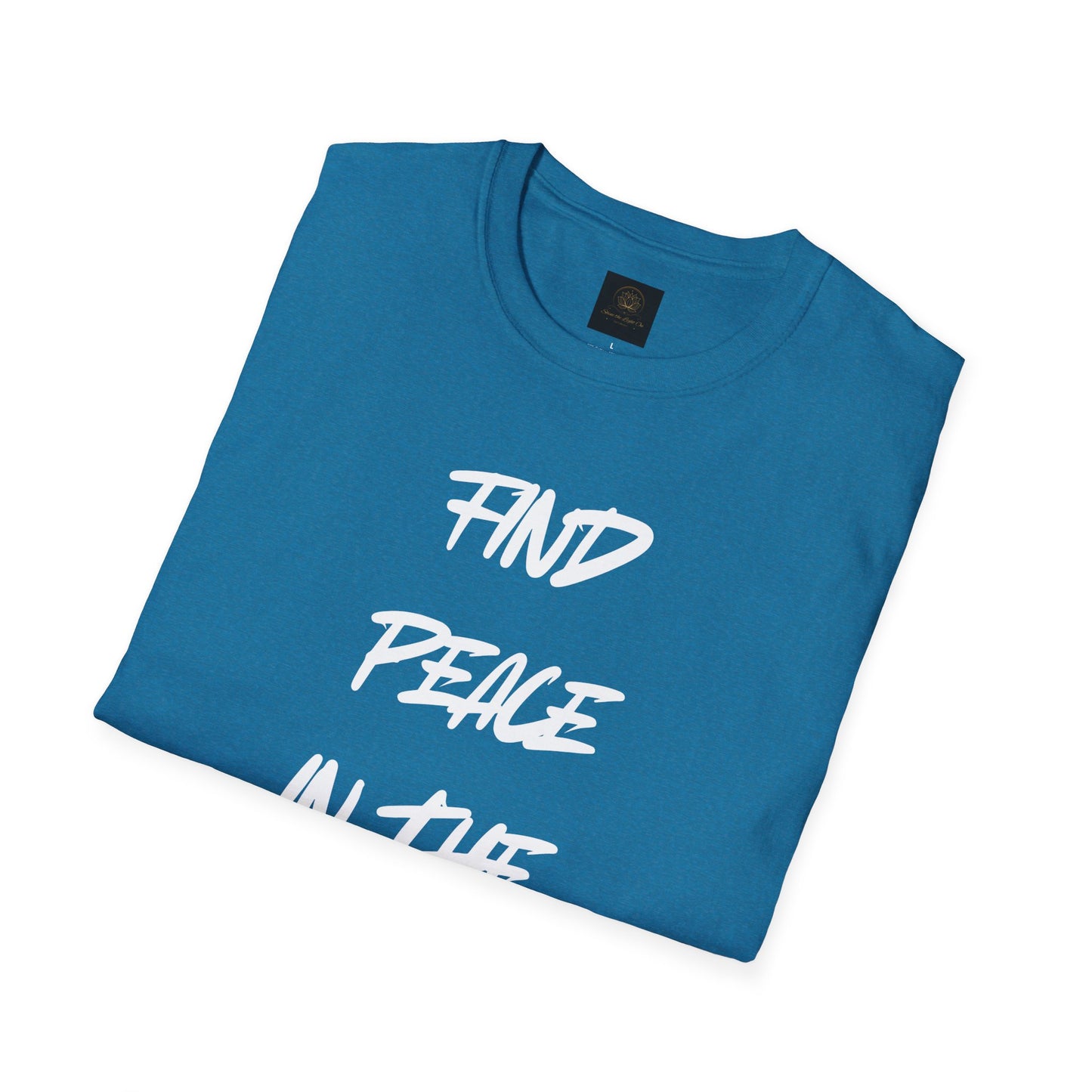 Find Peace in the Pain Unisex Softstyle T-Shirt - Empowering Tee for Mindfulness, Stress Relief, Self-Care, Gift for Friends, [...]