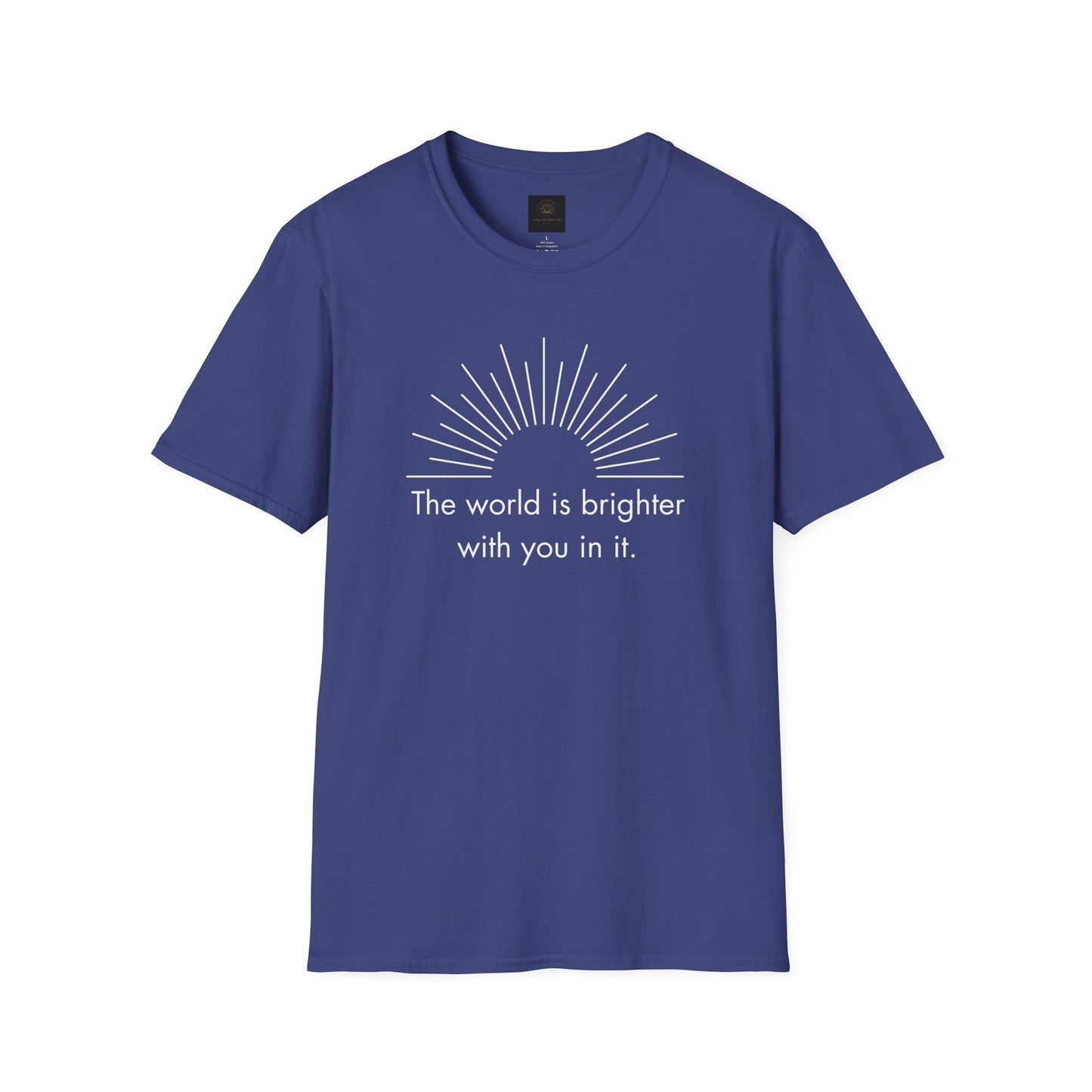 Inspirational Sun Graphic T-Shirt, Positive Quote Tee, Everyday Casual Wear, Gift for Friends, Unisex Apparel
