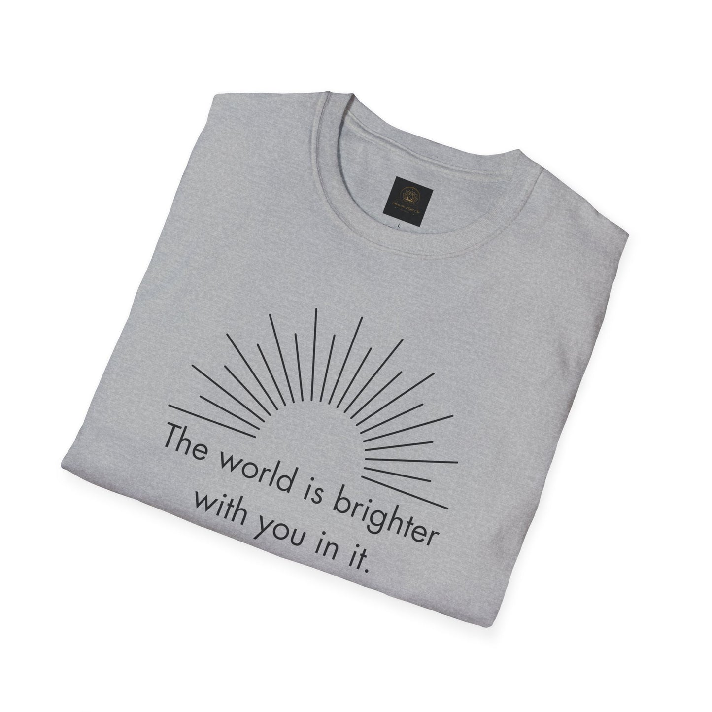 Sunshine Affirmation Unisex T-Shirt, Motivational Tee, Gift for Her, Feel Good Apparel, Inspirational Clothing