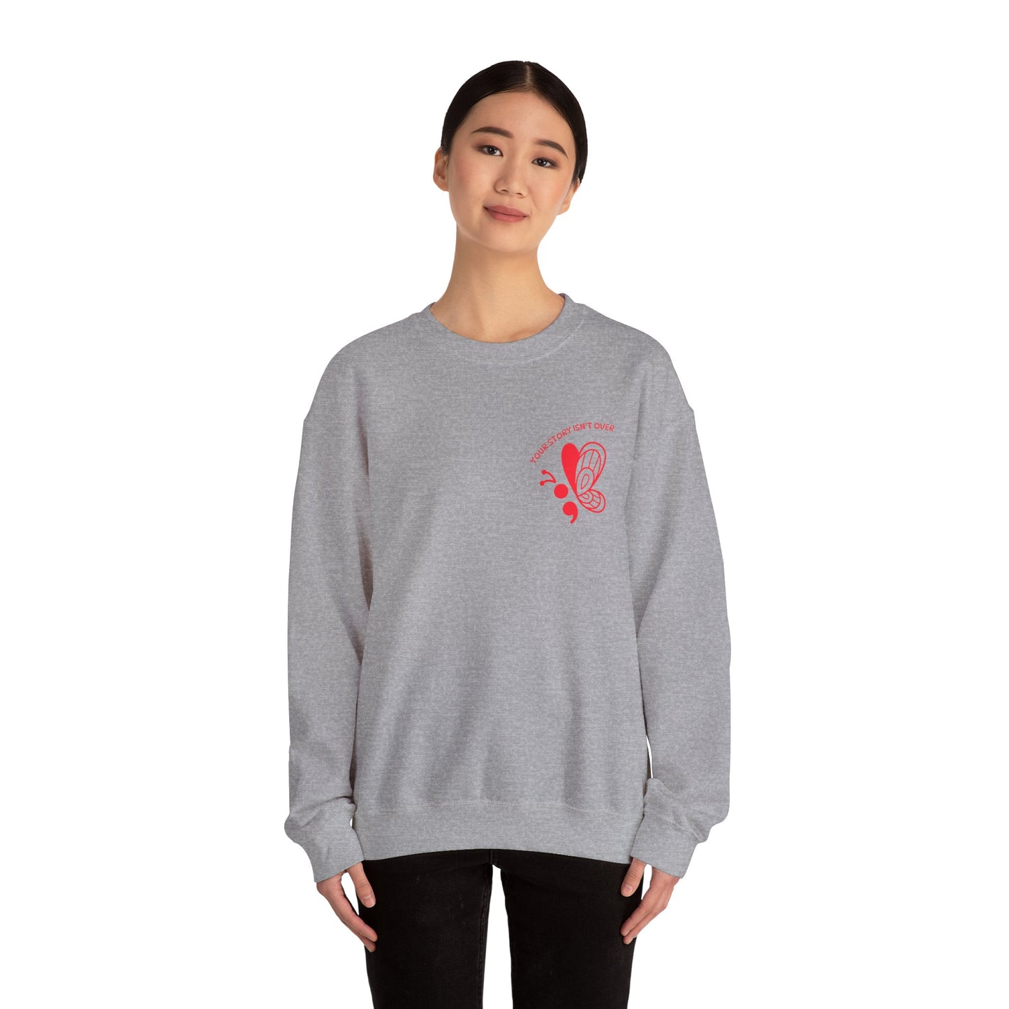 Inspirational Crewneck Sweatshirt with Butterfly Design, Motivational Gift for Friends, Cozy Unisex Sweater for All Occasions, Perfect [...]
