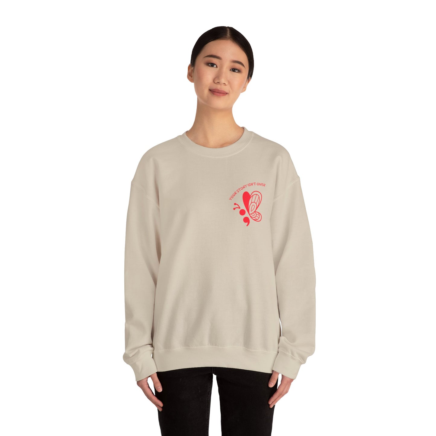 Inspirational Crewneck Sweatshirt with Butterfly Design, Motivational Gift for Friends, Cozy Unisex Sweater for All Occasions, Perfect [...]