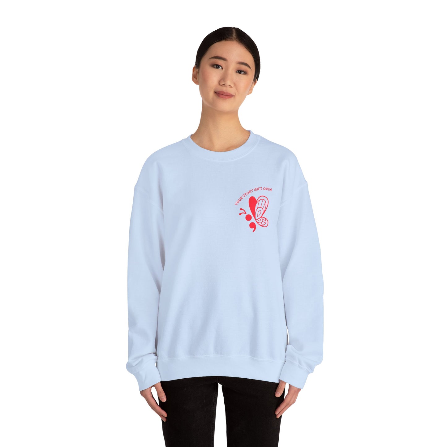 Inspirational Crewneck Sweatshirt with Butterfly Design, Motivational Gift for Friends, Cozy Unisex Sweater for All Occasions, Perfect [...]