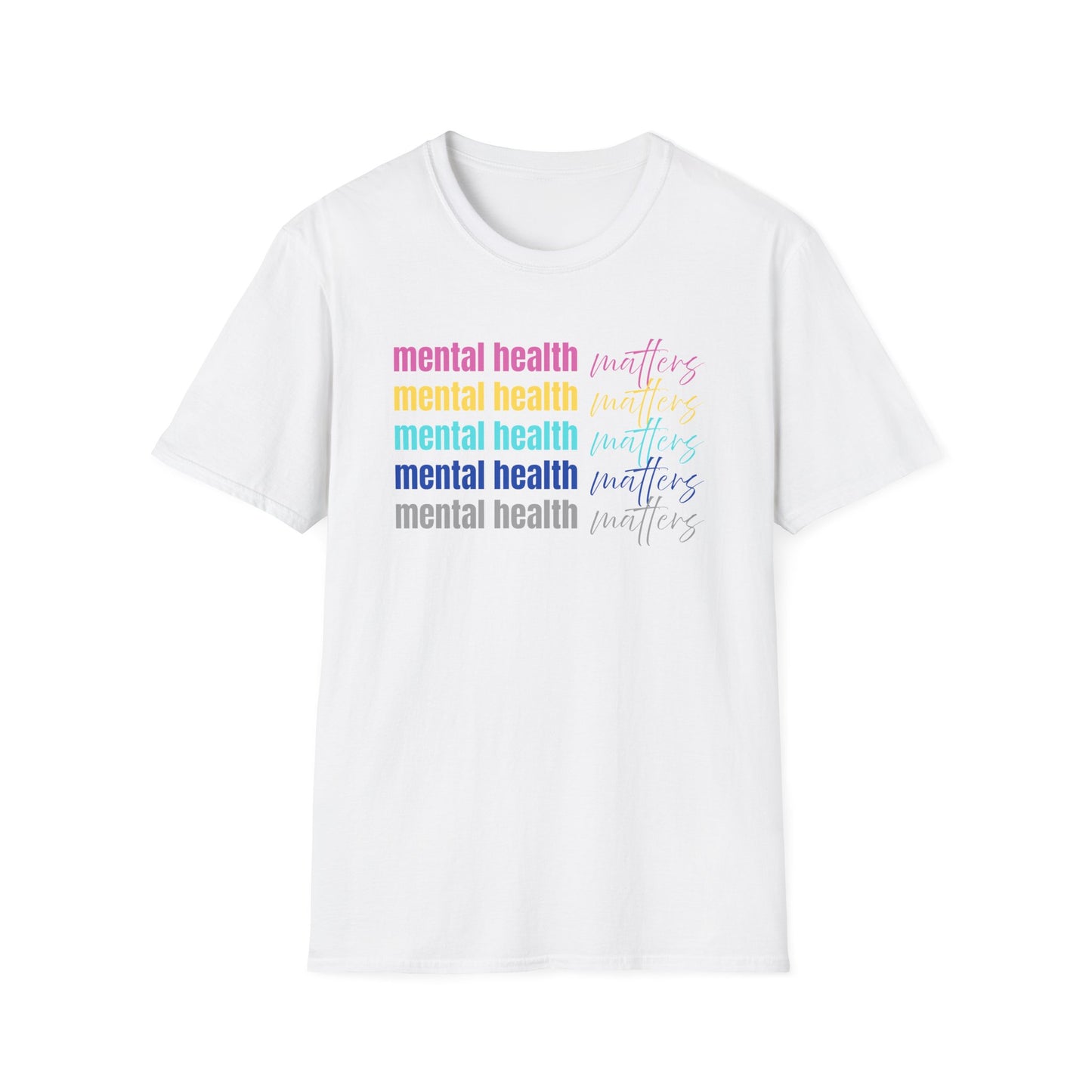 Mental Health Awareness Unisex Softstyle T-Shirt