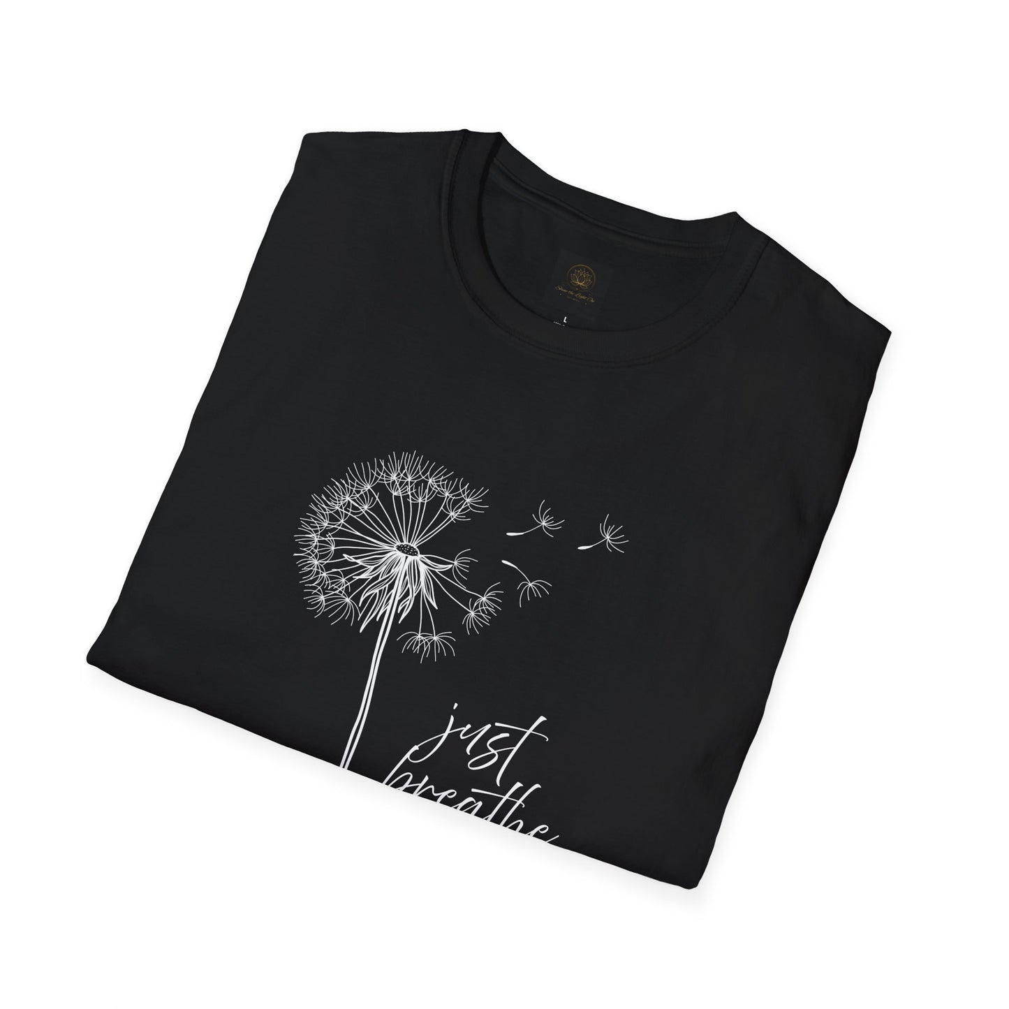 Unisex Softstyle T-Shirt with 'Just Breathe' Design - Relaxed Fit Tee for Mindfulness, Gift for Yoga Lovers, Relaxation Apparel, [...]