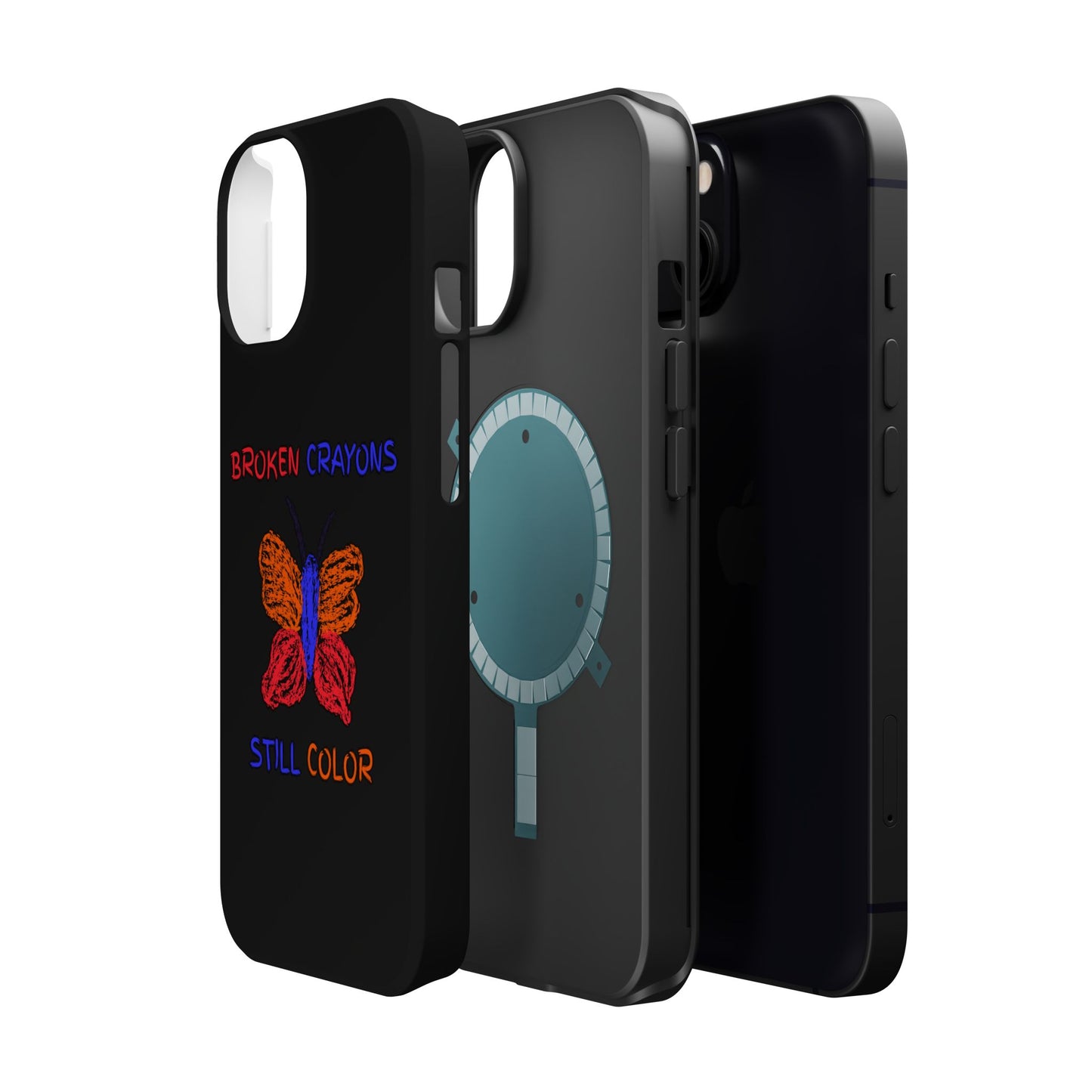 Inspirational Magnetic Tough Cases, Butterfly Phone Case, Motivational Phone Cover, Unique Gift for Her, Colorful Phone Accessories