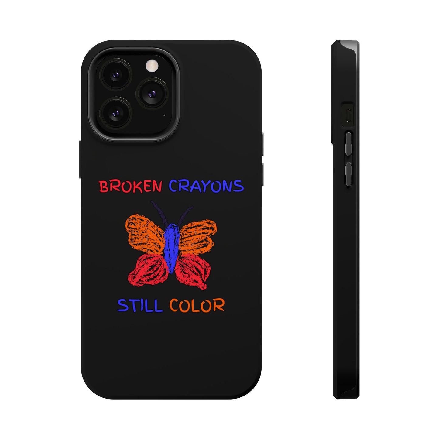 Inspirational Magnetic Tough Cases, Butterfly Phone Case, Motivational Phone Cover, Unique Gift for Her, Colorful Phone Accessories