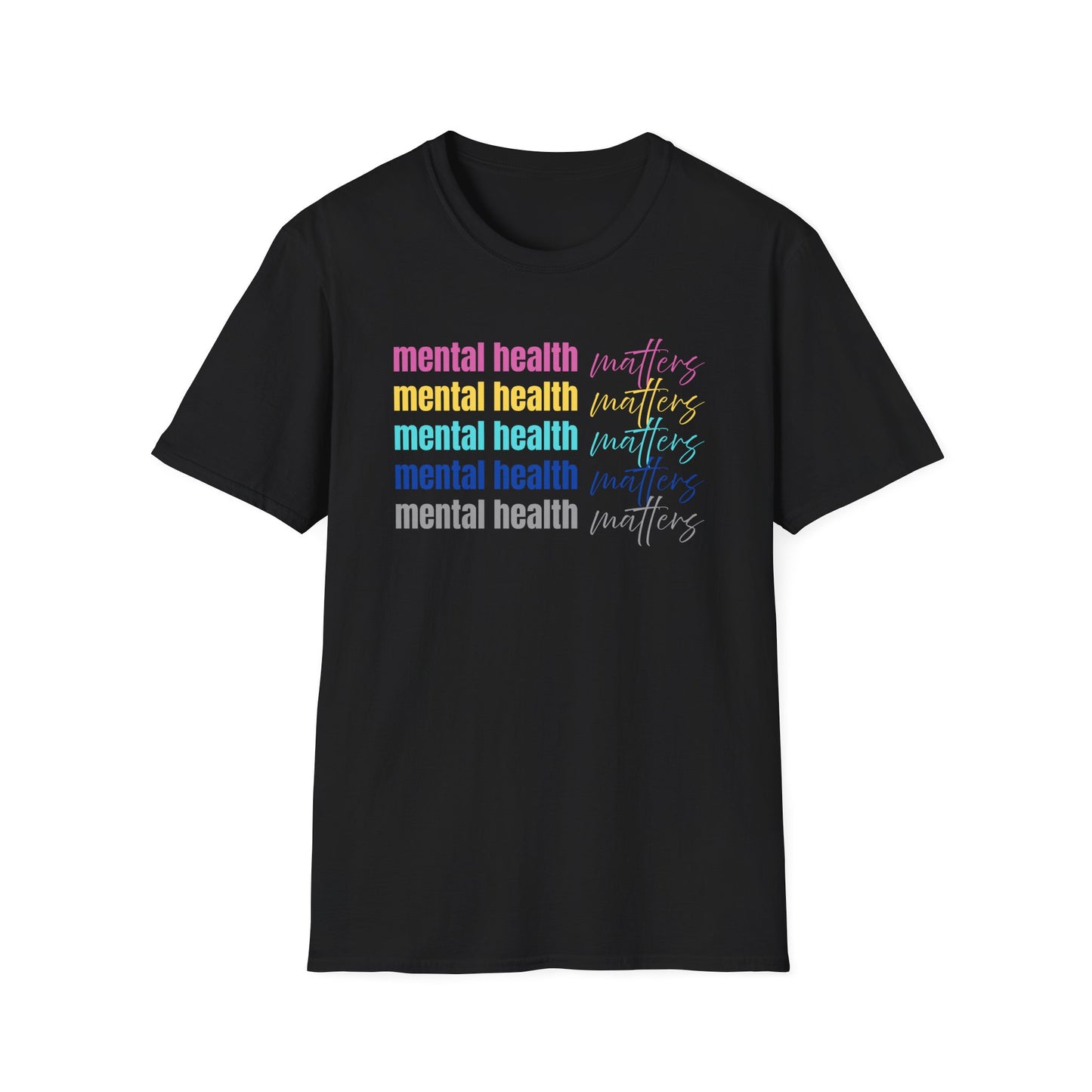Mental Health Awareness Unisex Softstyle T-Shirt
