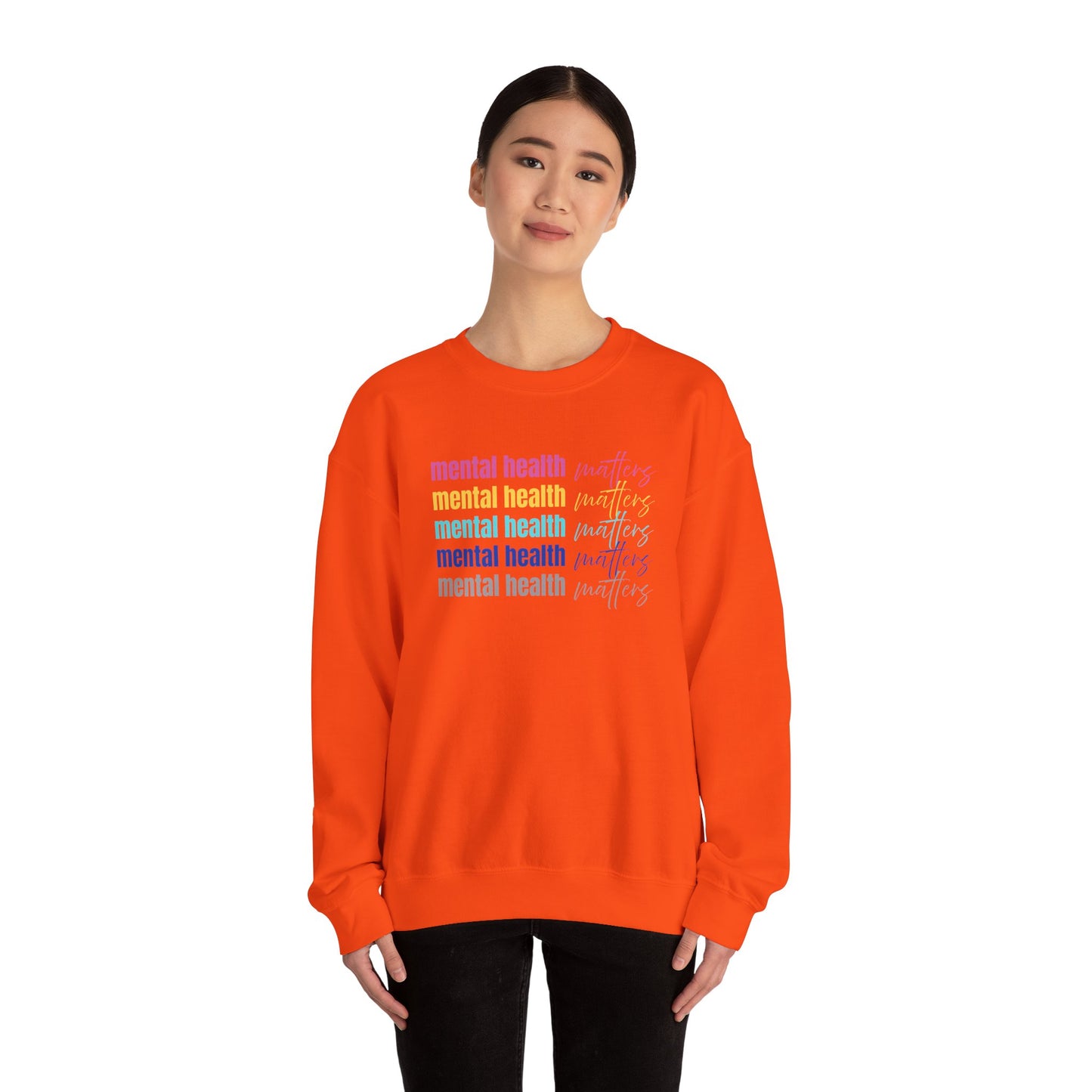 Mental Health Awareness Sweatshirt - Unisex Crewneck, Cozy Gift for Friends, Self-Care, Mental Wellness, Everyday Comfort
