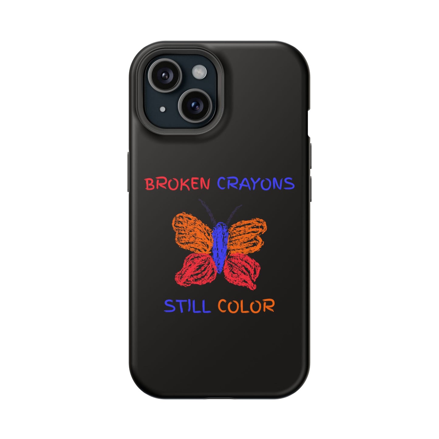 Inspirational Magnetic Tough Cases, Butterfly Phone Case, Motivational Phone Cover, Unique Gift for Her, Colorful Phone Accessories