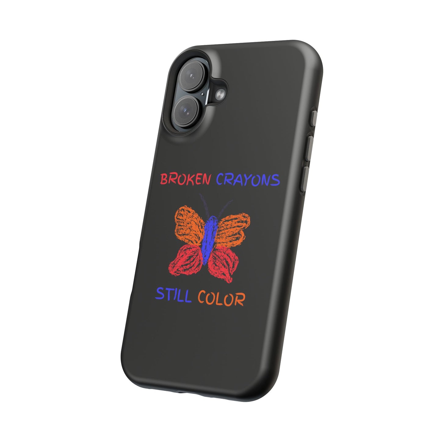 Inspirational Magnetic Tough Cases, Butterfly Phone Case, Motivational Phone Cover, Unique Gift for Her, Colorful Phone Accessories