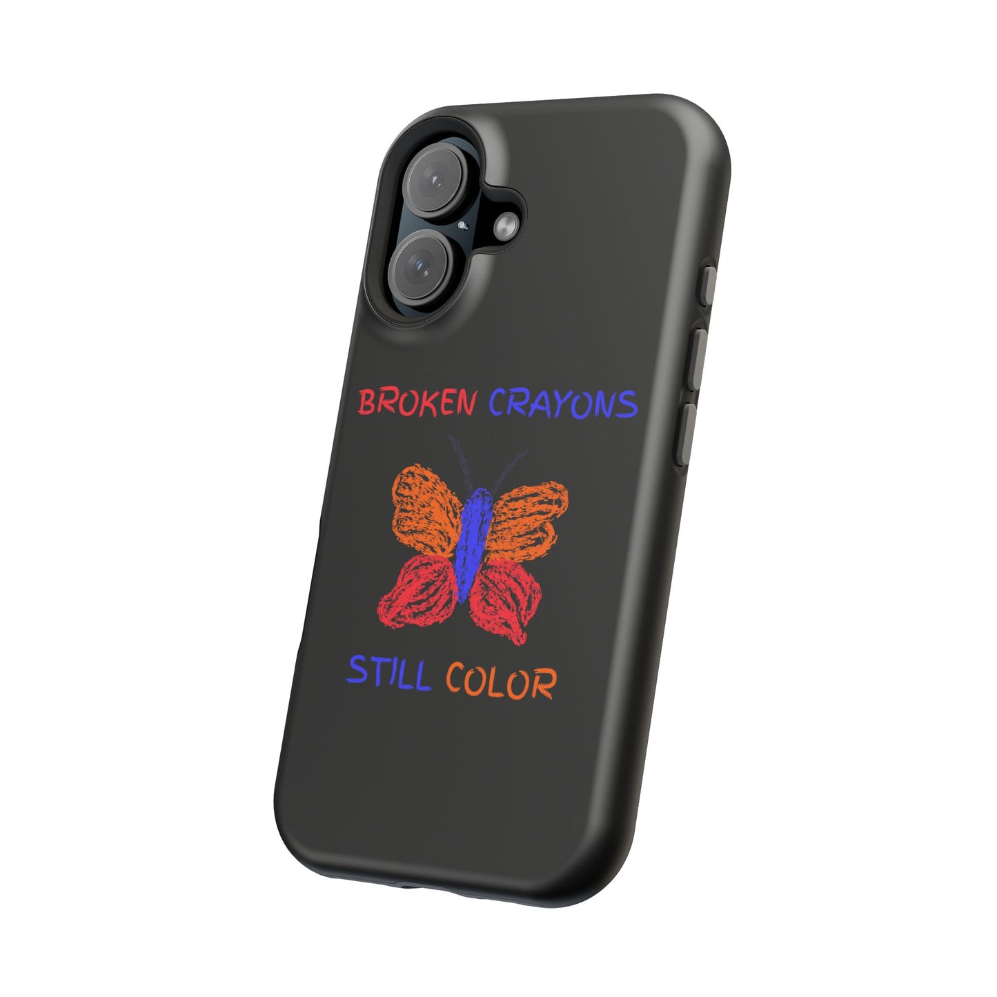 Inspirational Magnetic Tough Cases, Butterfly Phone Case, Motivational Phone Cover, Unique Gift for Her, Colorful Phone Accessories