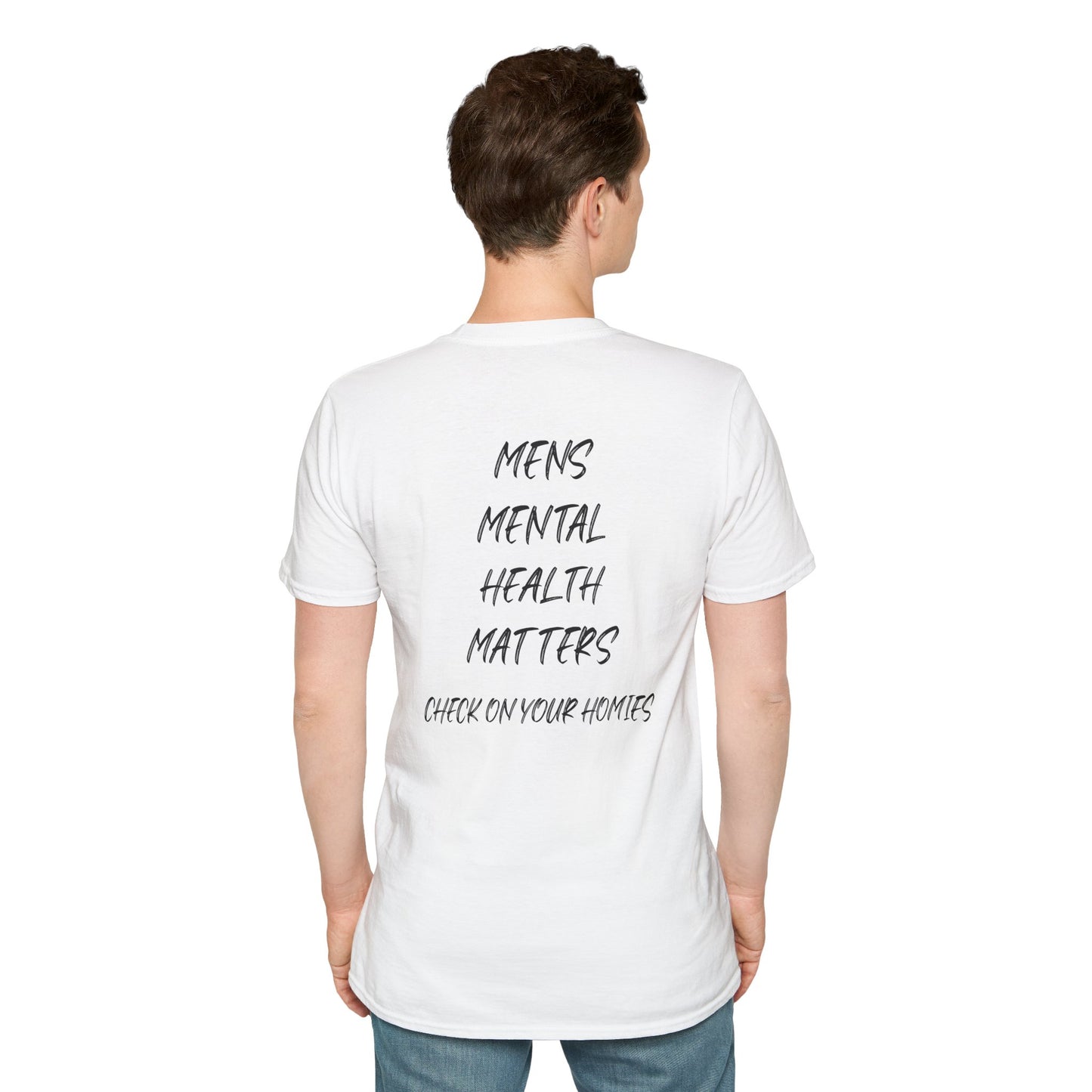 Men's Mental Health Awareness T-Shirt, Unisex Tee, Casual Wear, Gift for Friends, Self-Care Reminder, Everyday Comfort
