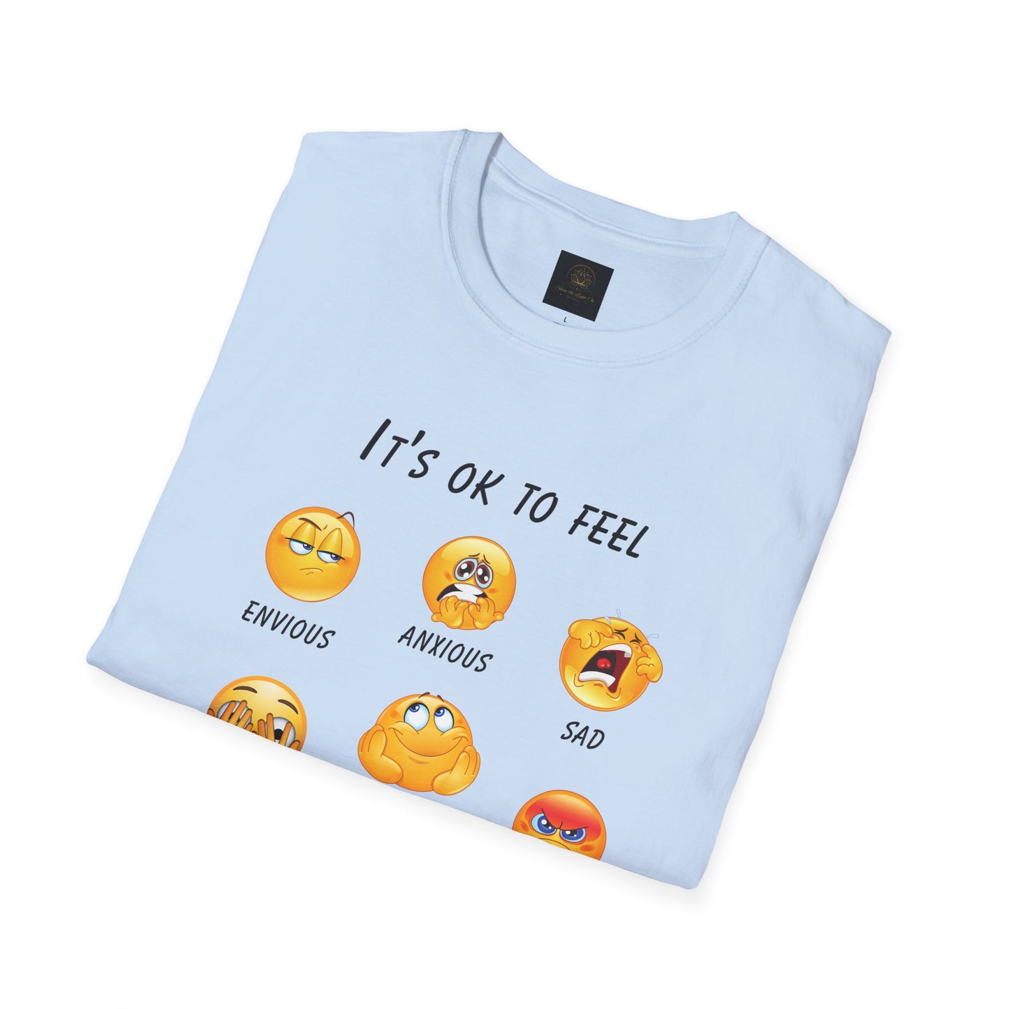 Emotional Awareness T-Shirt, Feelings Tee, Unisex Graphic Tee, Comfortable Everyday Wear, Gift for Friends and Family
