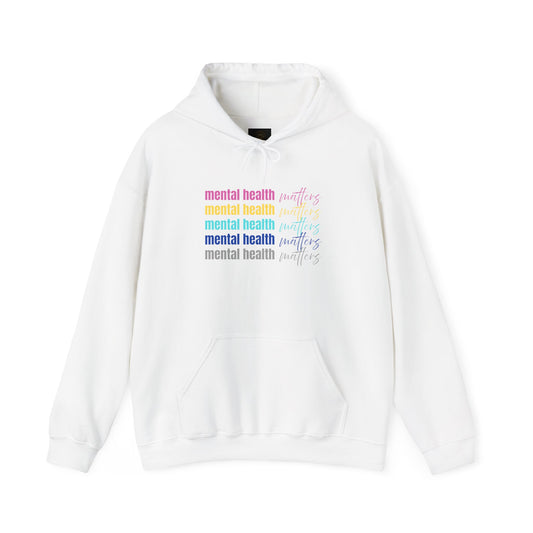 Mental Health Awareness Hooded Sweatshirt, Unisex Hoodie, Gift for Mental Health Advocates, Cozy Casual Wear, Support Mental Wellness, [...]