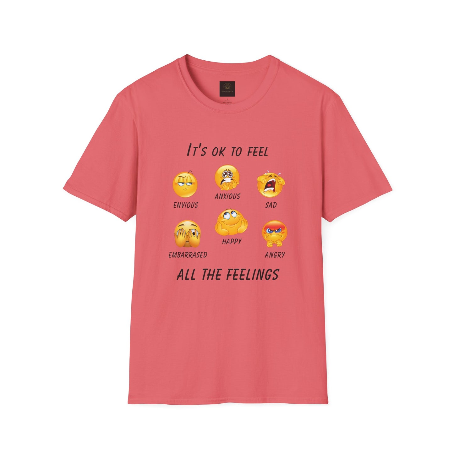 Emotional Awareness T-Shirt, Feelings Tee, Unisex Graphic Tee, Comfortable Everyday Wear, Gift for Friends and Family