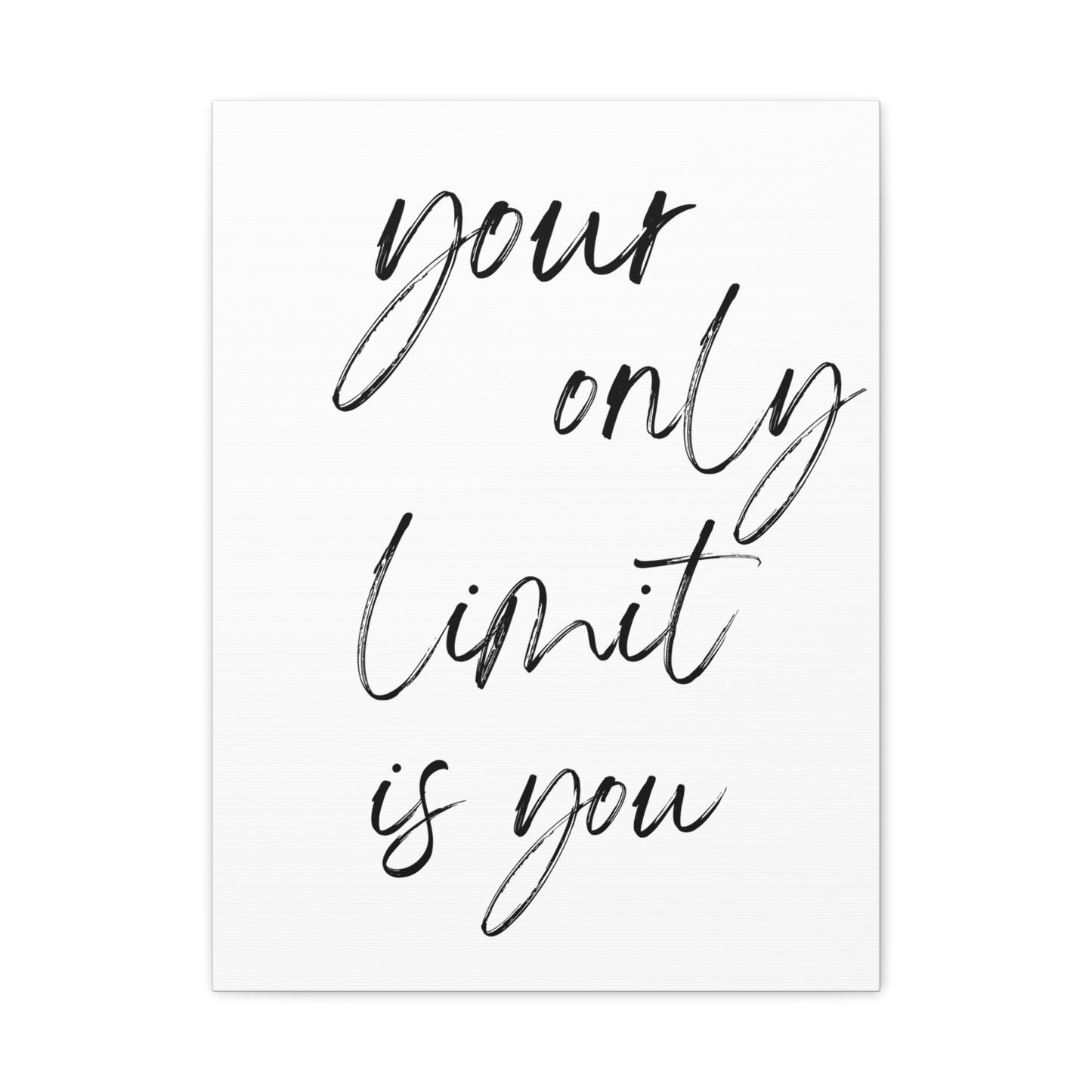 Inspirational Wall Art Canvas Print, Home Decor, Motivational Quote, Gift for Friends, Office Wall Art, Modern Decor